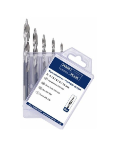 Borsett med trappespiss, 4-10 mm.