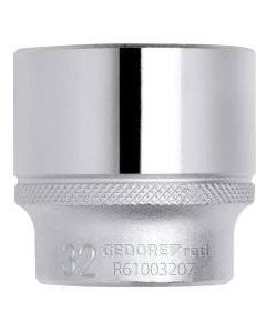Gedore piper 1/2" sekskant, metrisk, korte