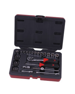 Pipesett med tommestørrelser, 1/4"