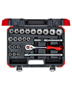 Gedore pipesett 1/2", 24 deler