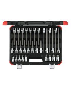 Gedore unbrakopipesett 1/2", 30 deler