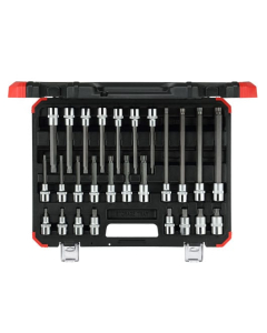 Gedore 12-kantpipesett (XZN) 1/2", 26 deler