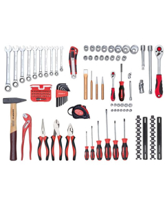 Gedore verktøysett i koffert, 108 deler