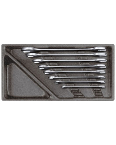 Gedore åpne fastnøkler i skuminnlegg, 8 deler