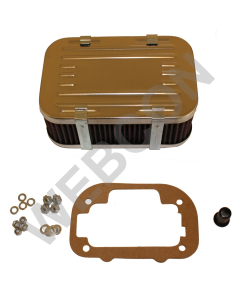 Kromluftfilter for Weber DGV/DGAV