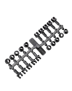 Klips for 3/16" rør, 10-pakk