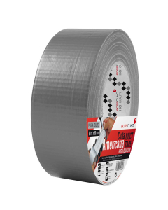 BossAuto 040044 Lerretstape sølv 50mm x 50m