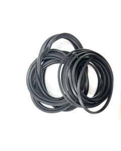 BMW E30 GUMMI FRONT VINDRUTETETNING MED SVART VINDRUTE LØPT KUPPE OG SEDAN