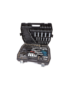 Verktøysett, tommestørrelser 216 deler