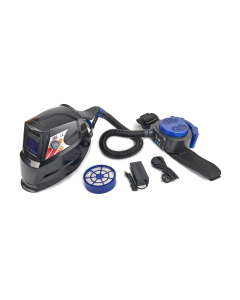 Automatisk sveisehjelm med frisklufttilførsel