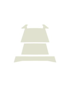 Porsche 356 ABC COUPE HEADLINER MED SOLTAK PERFORERT HVIT