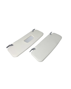 Porsche 356 B T5 COUPE / BC CABRIO 1960-65 Interiør solskjerm høyre og venstre krem