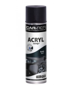 Spraypaint Car-Rep ACRYLcomp Black matt 500ml
