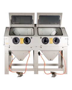 Sandblåsekabinett for lange emner, 880 l.