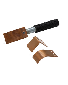 Sveisemothold av kobber, 3 stk.