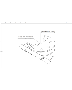 Bøyematrise for Modell 3 rørbøyer - 1/2" 21.3mm rørdiameter CHS (for gassrør)