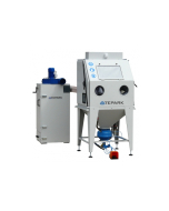 Sandblåsekabinetter med trykkblåser