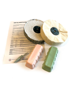 Polersett for aluminium etc.