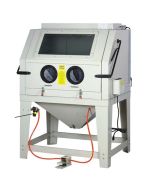 Sandblåsekabinett med avsug, 990 l.