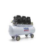 Stillegående kompressor, 5,5hk/150 l. 1-fas