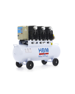 Stillegående kompressor, 3 hk./70 l. 