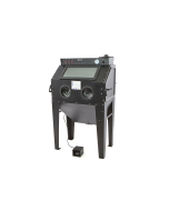 Sandblåsekabinett med avsug, 350 l. Matt sort