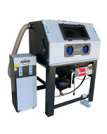 Sandblåsekabinett med trykklokke, 900 l.