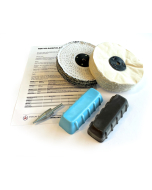 Polersett for stål og rustfritt