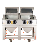 Sandblåsekabinett for lange emner, 880 l.