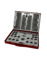 Gjengesett tommer og mm., 110 deler